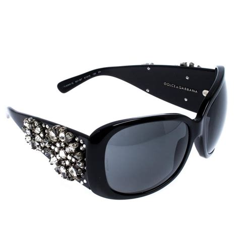 Dolce & Gabbana Eyewear Crystal oversize